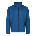 JACKET CMP JACQUARD KNITTED ZAFFIRO NERO B. BLUE