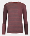 MAGLIA ORTOVOX W 185 ROCK N WOOL LONGT SLEEVE MOUNTAIN ROSE