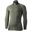 MAGLIA MICO GIROCOLLO MAINCA LUNGA SUPERTHERMO MERINO VERDE 