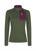 MAGLIA MONTURA W STRETCH COLOR 3 ZIP VERDE SALVIA VINACCIA