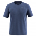 T-SHIRT SALEWA EAGLE MINILOGO AM DARK DENIM