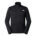 JACKET TNF CEDAR TRAIL GRID FLEECE FULL ZIP BLACK