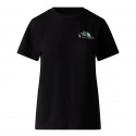 T-SHIRT TNF W MONTE REGULAR GRAPHIC BLACK