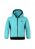 JACKET MONTURA BABY POLAR STRETCH HOODY TURQUOISE