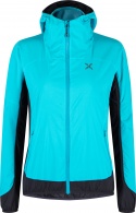 JACKET MONTURA W RISE OCTA HOODED TURQUOISE ANTRACITE