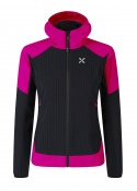 JACKET MONTURA W WIND REVOLUTION HOODY INTENSE VIOLET NERO