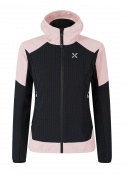 JACKET MONTURA W WIND REVOLUTION HOODY NERO LIGHT ROSE