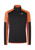 MAGLIA MONTURA ROCK ALP NERO ARANCIO BRILLANTE