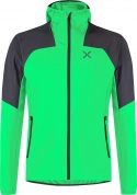 JACKET MONTURA RISE HOODED VIBE GREEN ANTRACITE