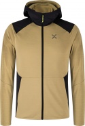MAGLIA MONTURA TIMELESS MIX HOODED DESERT BEIGE SUNNY LIME