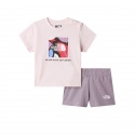 SET TNF BABY BOX NSE PLAY REG SHORT PALE BLOSSOM TRANSCENDE
